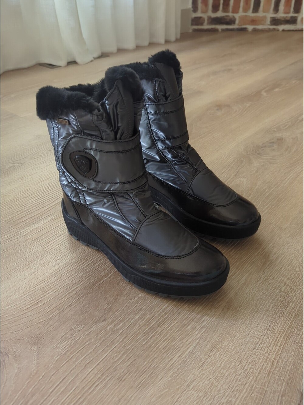Pajar Canada "Tanita" Side Zip Wedge Ankle Boots Sbow Shoes Waterproof Sz 11